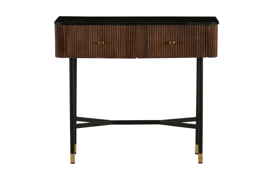 Console en bois noir Germain Athezza