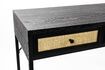 Miniature Console en rotin noir Guuji 7