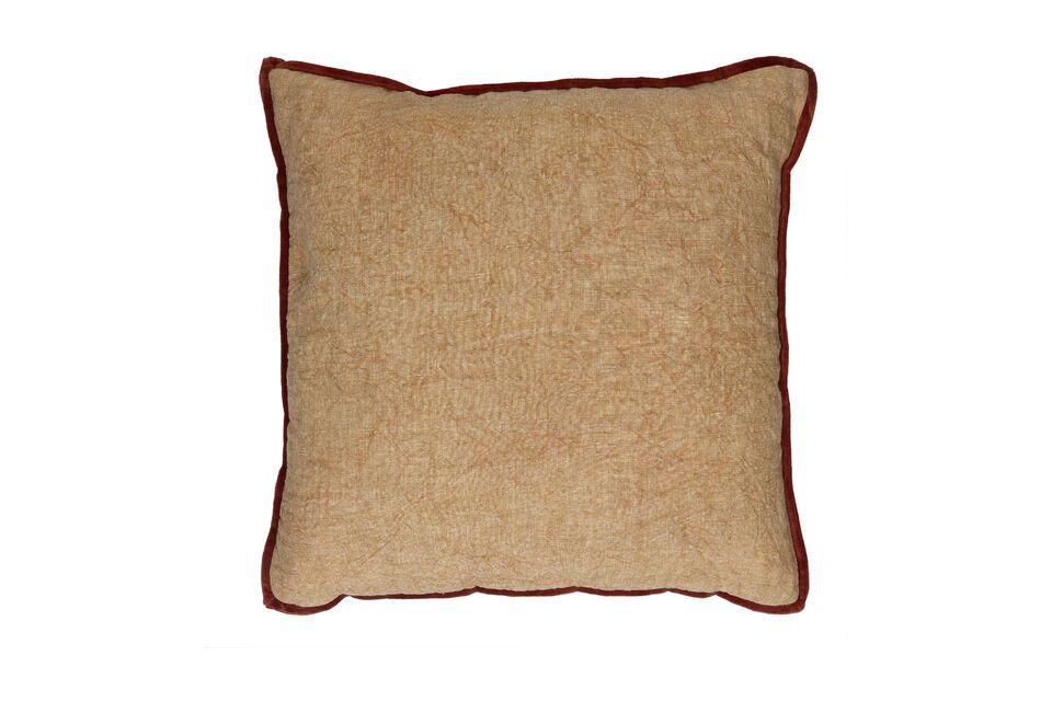 Coussin en coton beige Opposites Pomax