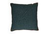 Miniature Coussin en coton bleu canard Opposites 1