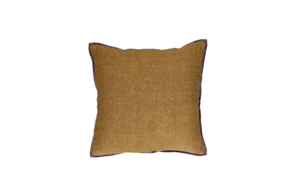 Coussin en coton camel Opposites Pomax