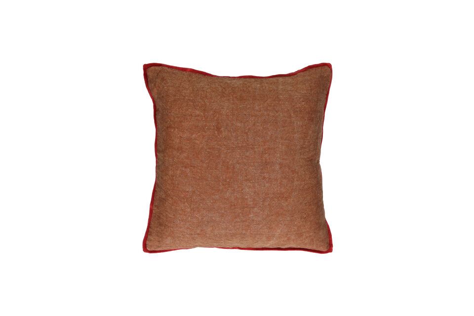 Coussin en coton cannelle Opposites Pomax