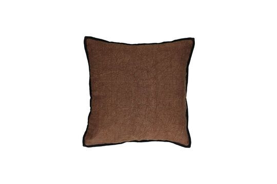 Coussin en coton chocolat Opposites Détouré