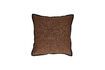 Miniature Coussin en coton chocolat Opposites 1