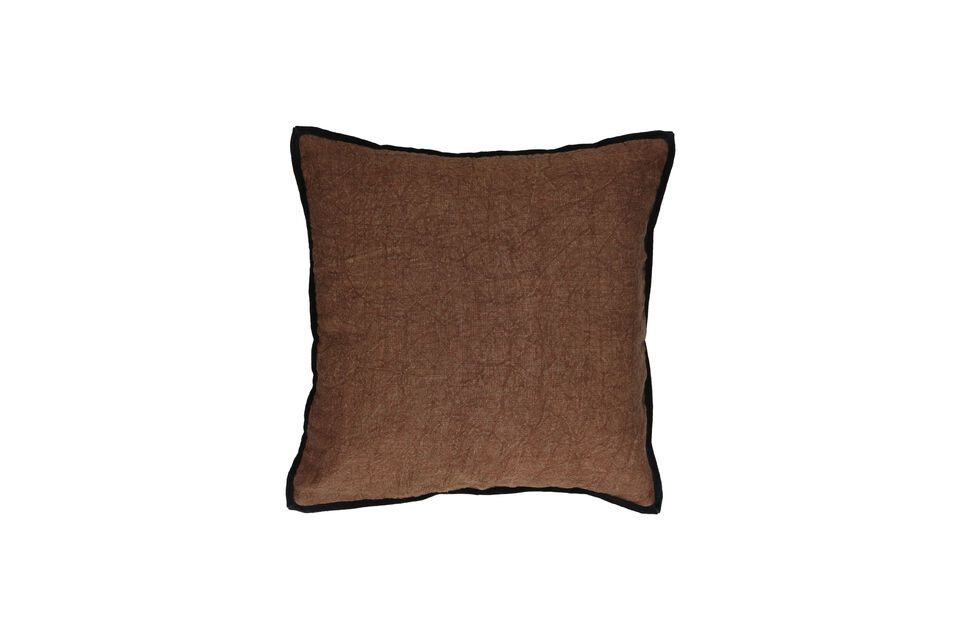 Coussin en coton chocolat Opposites Pomax