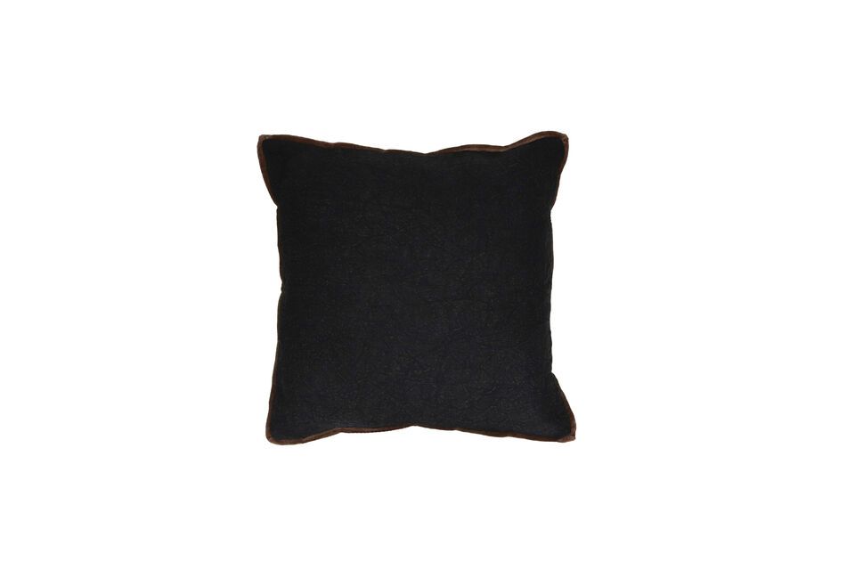 Coussin en coton gris foncé Opposites Pomax