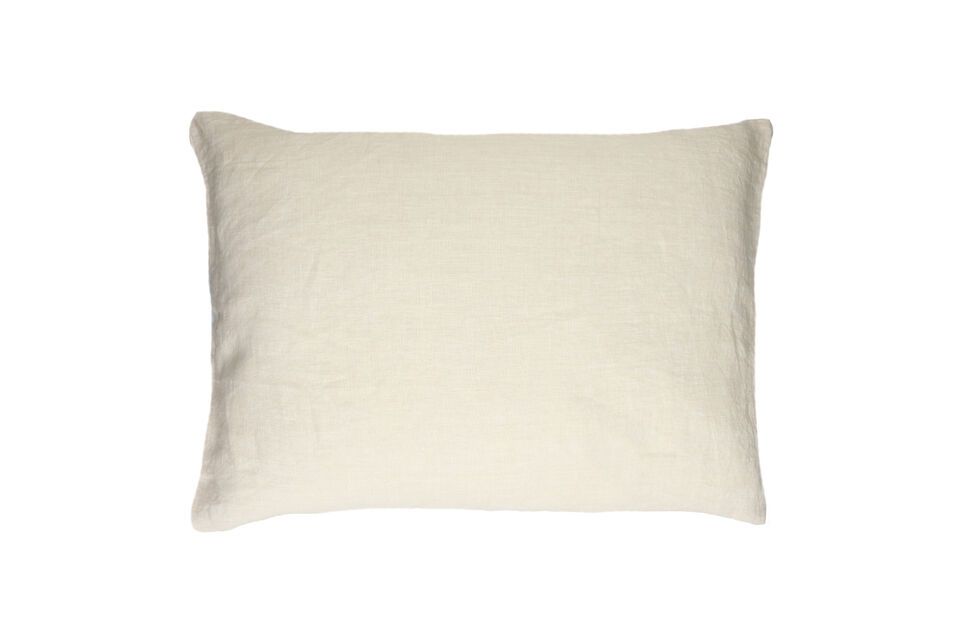 Coussin en coton ivoire Basics Pomax