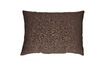 Miniature Coussin en coton maron Basics 1