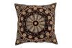 Miniature Coussin en coton marron Chinon 1