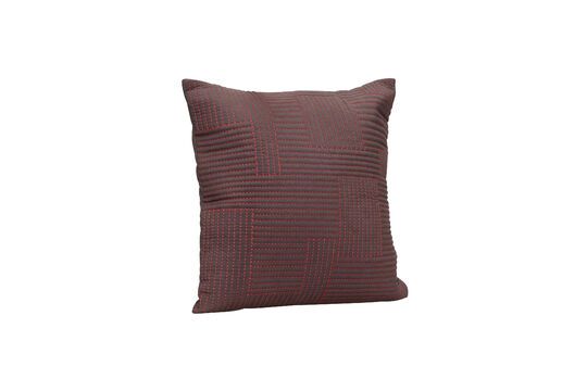 Coussin en coton marron Floy Détouré