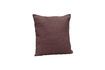 Miniature Coussin en coton marron Floy 1