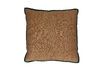 Miniature Coussin en coton ocre Opposites 1