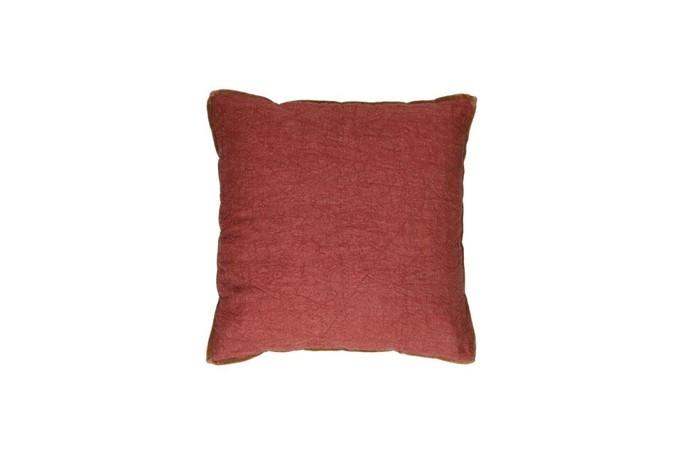 Coussin en coton rose Opposites Pomax