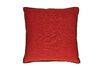 Miniature Coussin en coton rouge Opposites 1