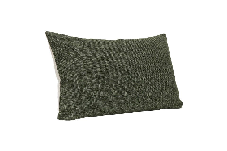 Coussin en coton vert Bliss Hübsch