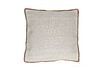 Miniature Coussin en lin blanc et cannelle Opposites 1