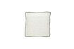 Miniature Coussin en lin blanc et vert Opposites 1