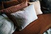 Miniature Coussin en lin naturel Borders 4