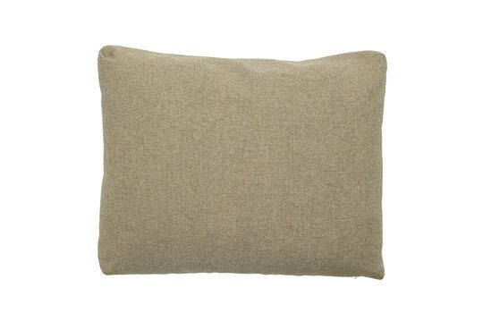 Coussin en tissu beige Fine Détouré