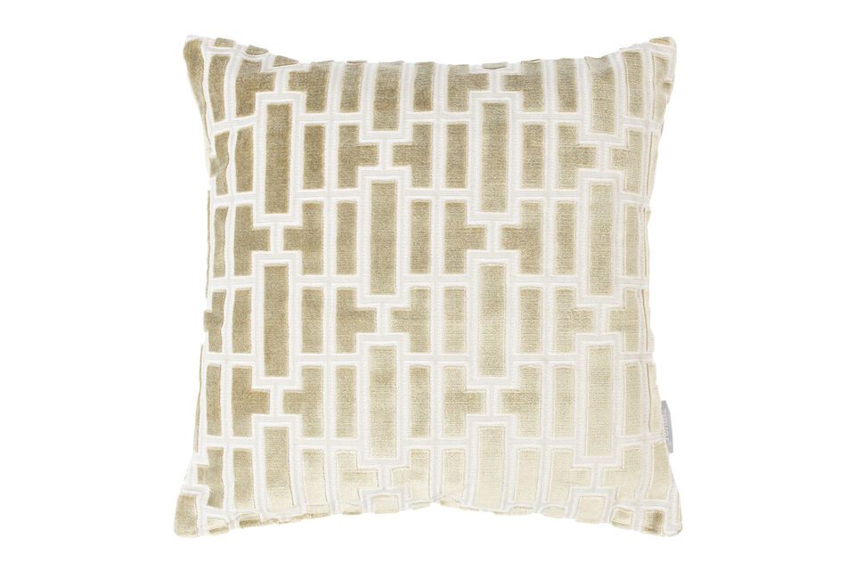 Coussin en tissu champagne 45x45 Scape Zuiver