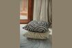 Miniature Coussin en tissu gris Rings 3