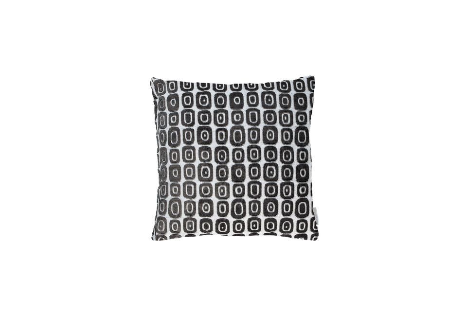 Coussin en tissu noir 45x45 Cloud Zuiver