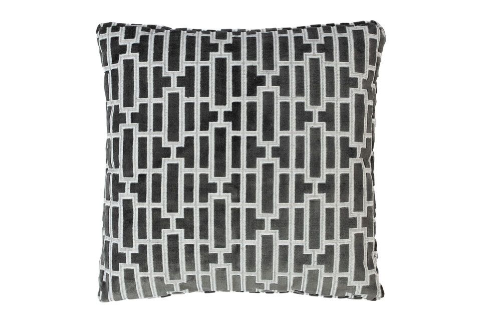 Coussin en tissu noir 55x55 Scape Zuiver