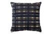 Miniature Coussin en tissu noir Dandy 1