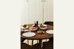 Miniature Dessus de table 6 places en bois foncé Woody 2