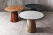 Miniature Dessus de table 6 places en marbre blanc Mary 6