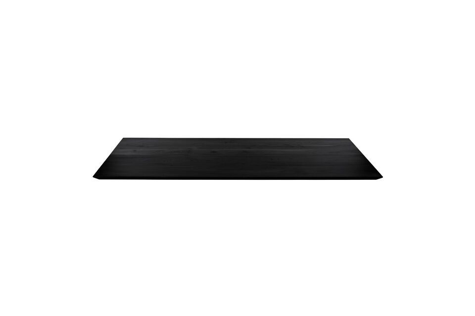 Dessus de table 8 places en bois noir Woody Pomax