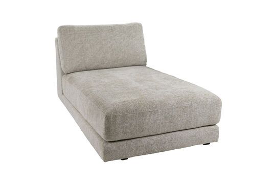 Élément chaise longue en tissu gris Toronto Détouré