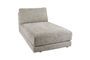 Miniature Élément chaise longue en tissu gris Toronto Détouré