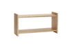 Miniature Étagère murale en bois clair Less 1