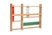 Miniature Étagère murale en bois multicolore Arki 2