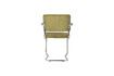 Miniature Fauteuil empilable en tissu vert Ridge Kink Rib 3