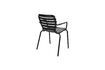 Miniature Fauteuil en aluminium noir Vondel 8