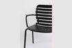 Miniature Fauteuil en aluminium noir Vondel 12