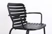 Miniature Fauteuil en aluminium noir Vondel 13