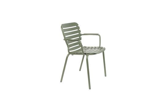 Fauteuil en aluminium vert Vondel Détouré