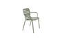 Miniature Fauteuil en aluminium vert Vondel Détouré