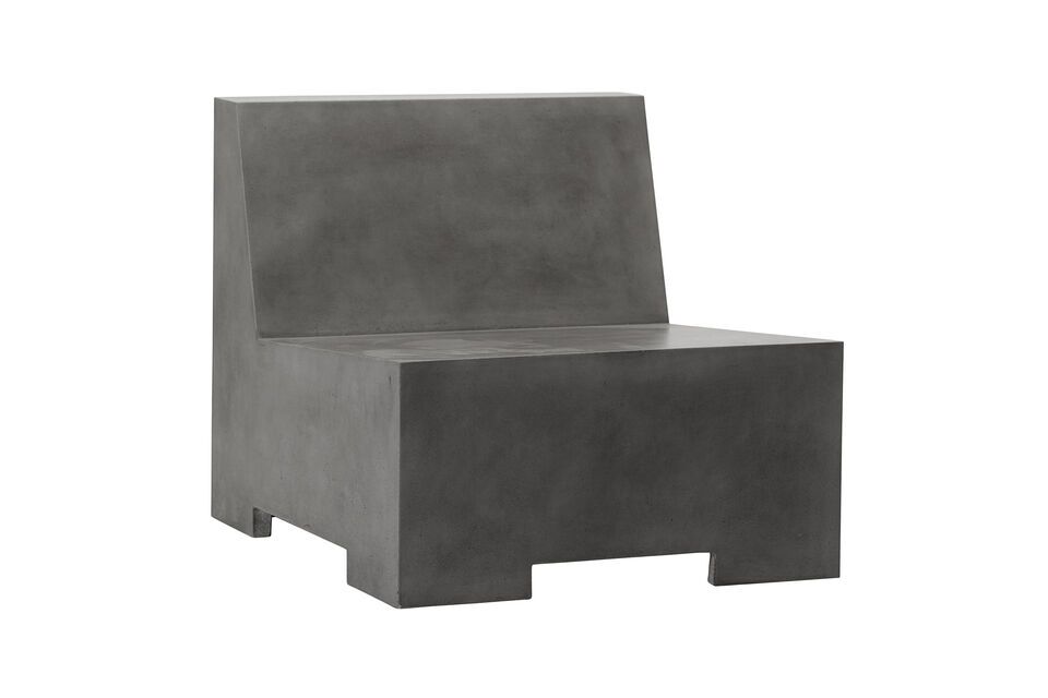 Fauteuil en béton gris Loun House Doctor