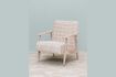 Miniature Fauteuil en bois blanc Marsan 1