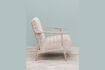 Miniature Fauteuil en bois blanc Marsan 3