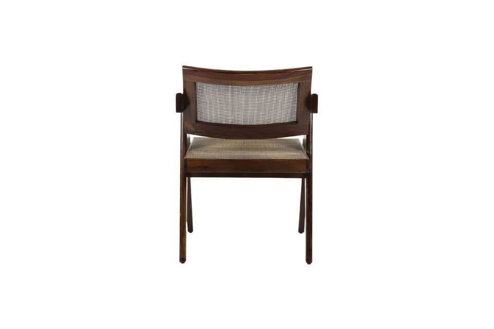 Fauteuil en bois foncé Rosalia - 11