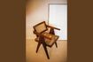 Miniature Fauteuil en bois foncé Rosalia 2