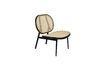 Miniature Fauteuil en bois noir Spike 1