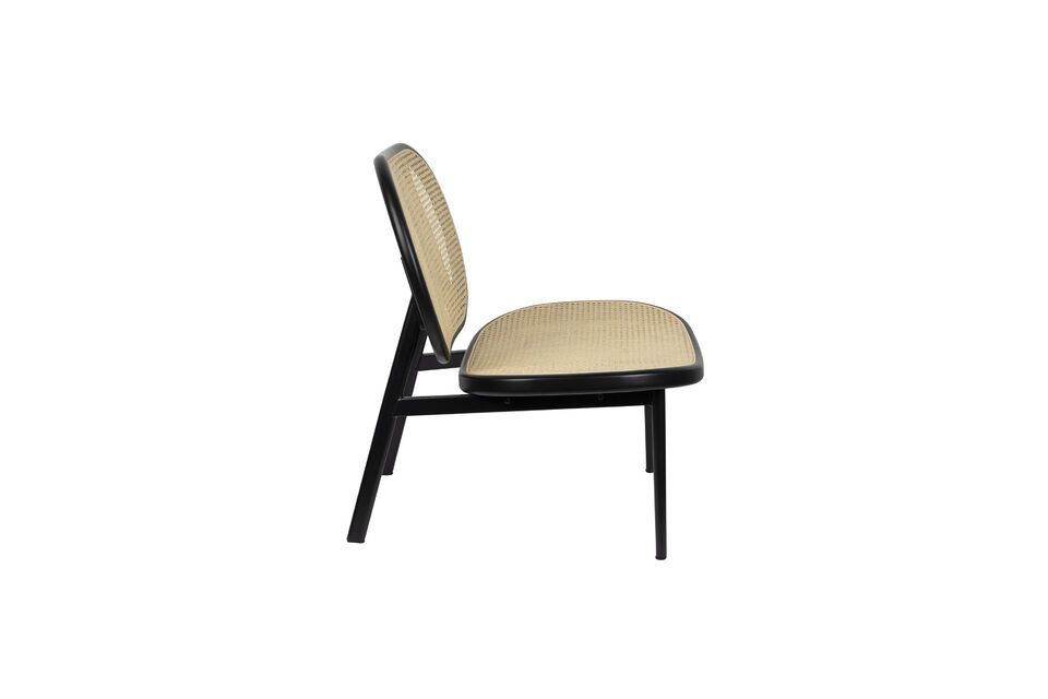 Fauteuil en bois noir Spike - 10