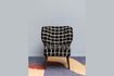 Miniature Fauteuil en bois noir Waka 4