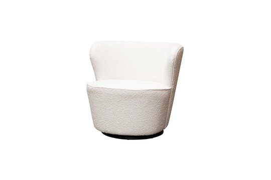 Fauteuil en bouclette blanc Annapurna Détouré